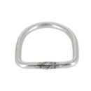 Anneau demi-rond soudé en inox - 40mm