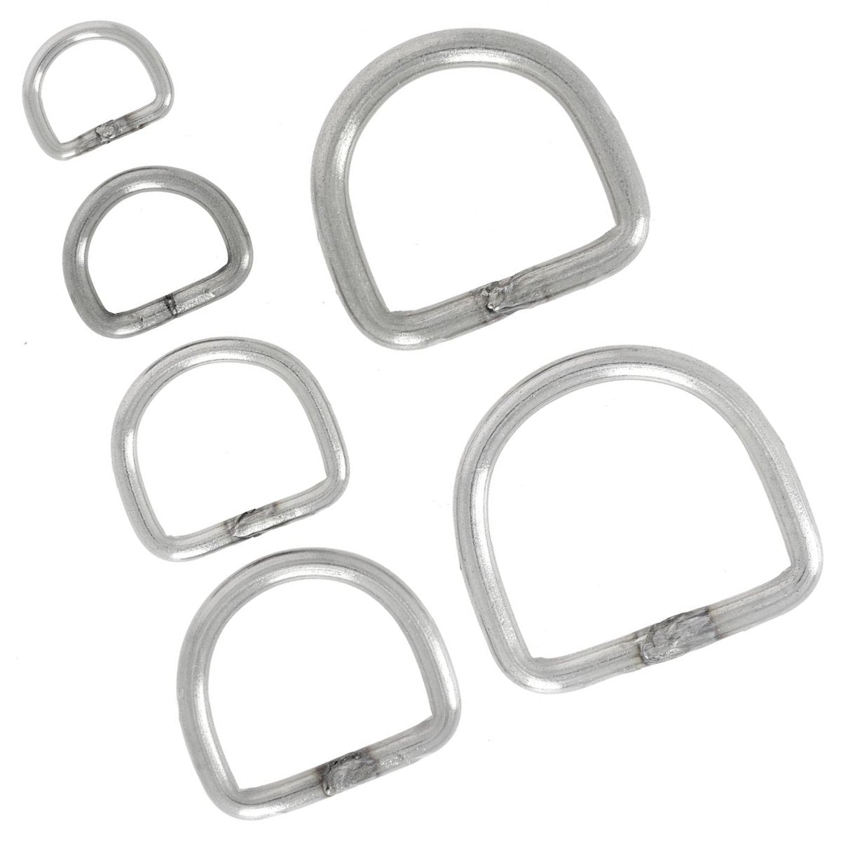 Anneaux En Acier Inoxydable 304 Soudés - 6 Pièces De 60mm Diamètre, 5mm épaisseur, Pour Suspendre Plantes, Hamacs, Décor