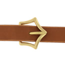 Ceinture en cuir de 2 cm avec boucle en laiton - YLL