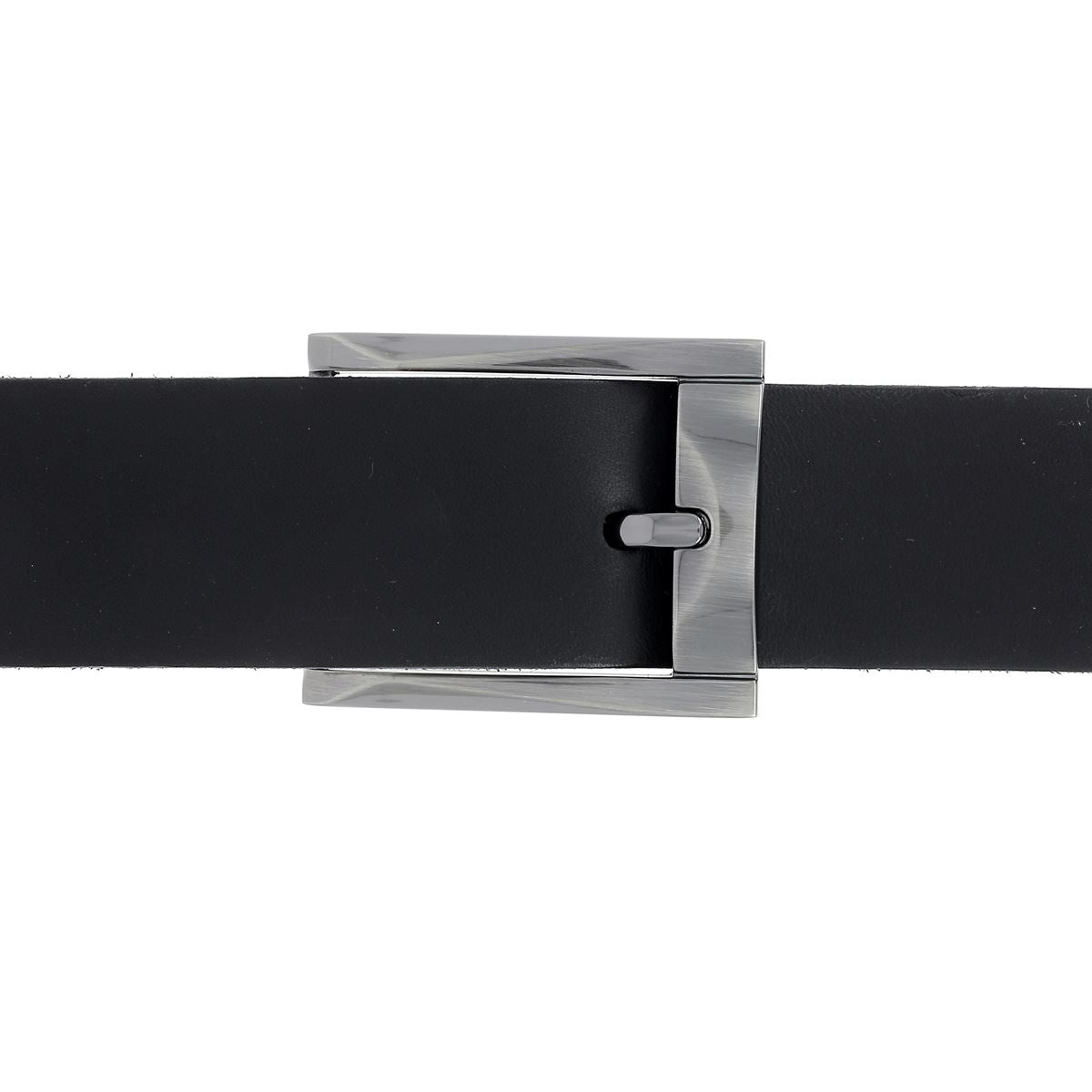 Ceinture en cuir de 3,5 cm avec boucle LEO