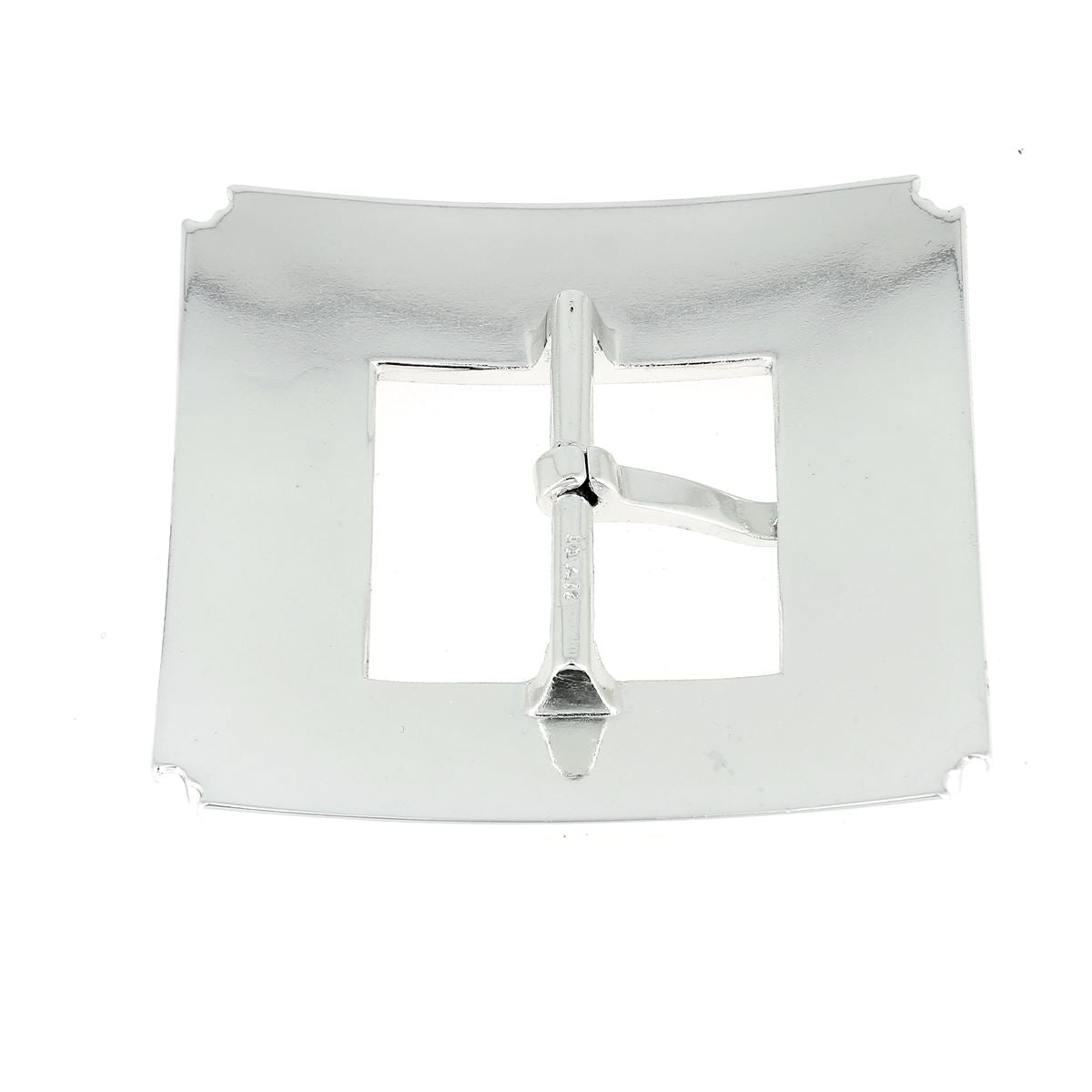 Boucle pour ceinture en cuir de 40 mm - Boucle double JOE - Nickelé