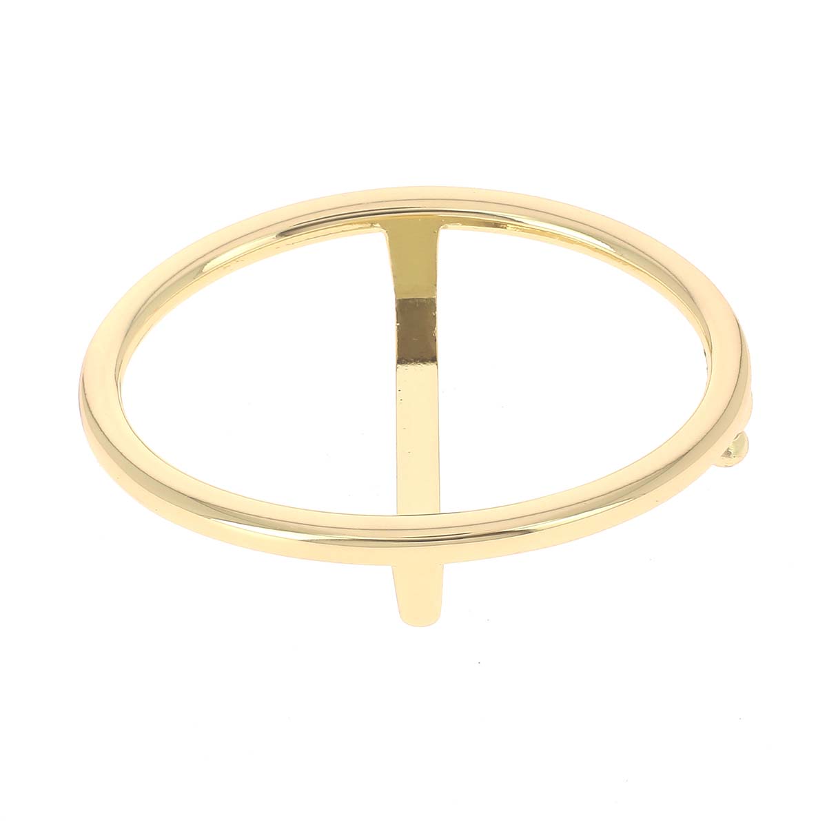 Boucle de ceinturon ovale RUN - 35mm - Doré clair