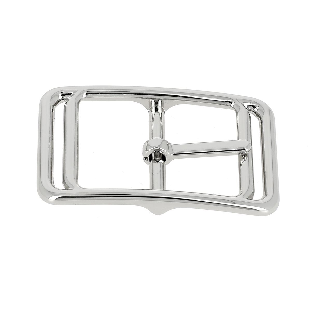 Boucle de ceinture double IKO - 30mm - Nickelé