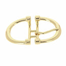 Boucle de ceinture double DYN - 35mm - Doré luxe