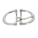 Boucle de ceinture double DYN - 35mm - Nickelé