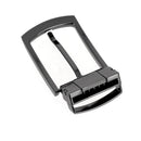 Boucle pour ceinture en cuir de 3,5 cm - Boucle à griffe canon de fusil satiné