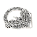 Boucle de ceinturon NIS - Argent vieilli - 40mm