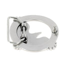 Boucle de ceinturon ronde pour lanière en cuir de 40 mm