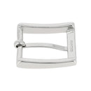 Boucle en laiton BOJ pour ceinture en cuir - 30mm - Nickelé