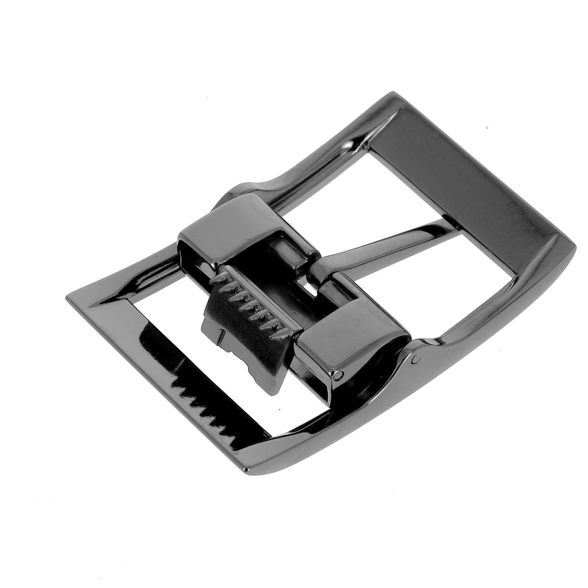 Boucle de ceinture JEL - CANON DE FUSIL et SATINÉ - Pour lanière de 35mm