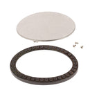 Boucle de ceinturon ovale à personnaliser pour lanière de 4 cm