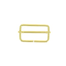 Boucles coulissantes - LAITON - Fil fin - 30 x 16 mm