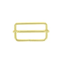 Boucles coulissantes - LAITON - Fil fin - 35 x 17 mm