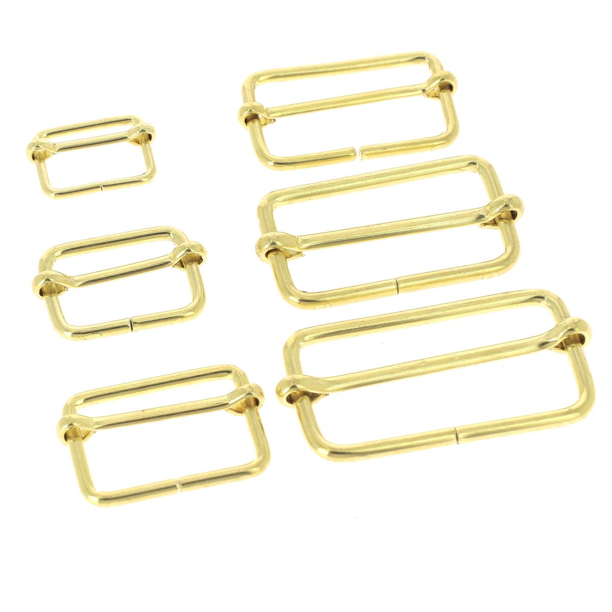 Gamme boucles coulissantes - LAITON - Fil fin