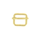 Boucle coulissante en acier - LAITON - Fil épais -  20 x 18 mm