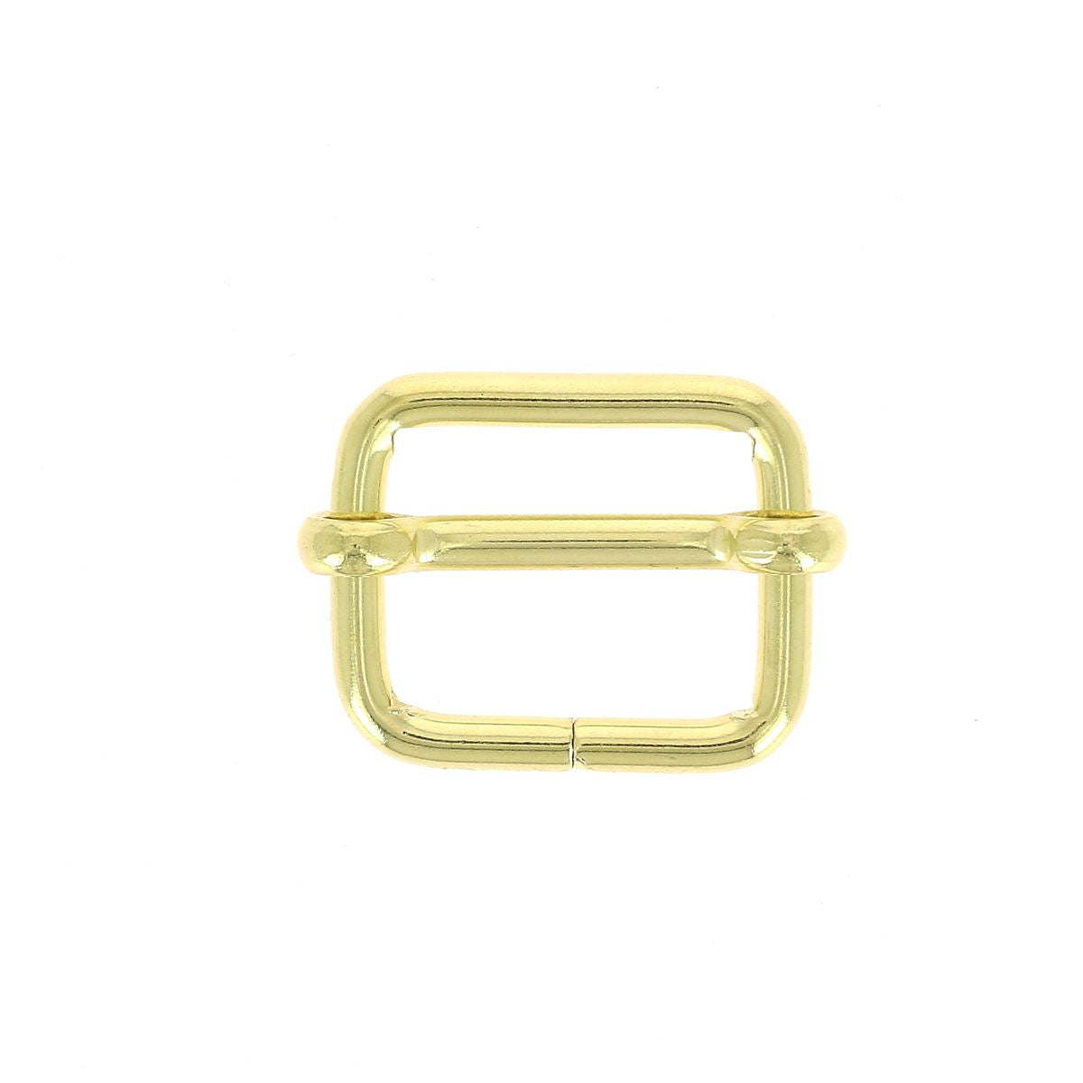 Boucle coulissante en acier - LAITON - Fil épais - 25 x 20 mm