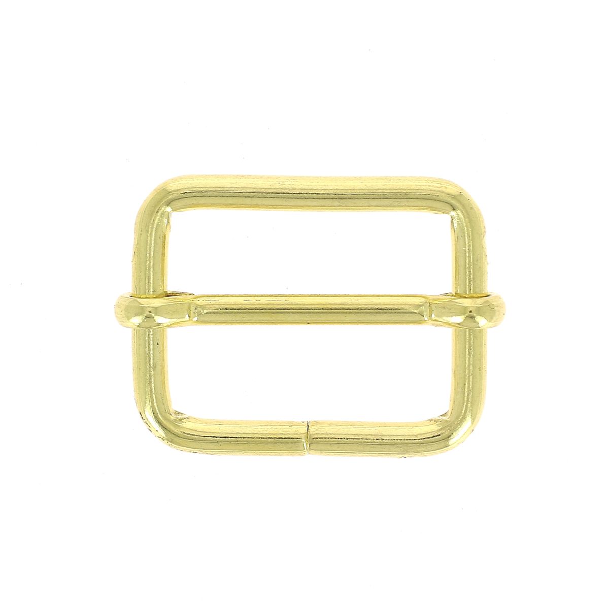 Boucle coulissante en acier - LAITON - Fil épais - 35 x 25 mm