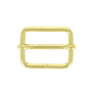 Boucle coulissante en acier - LAITON - Fil épais - 35 x 25 mm