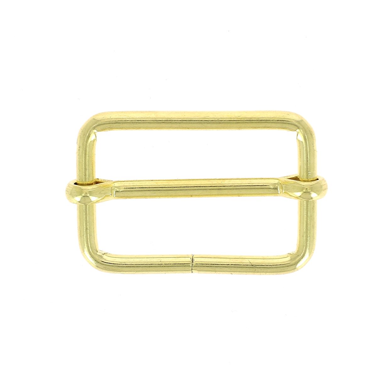 Boucle coulissante en acier - LAITON - Fil épais - 40 x 25 mm
