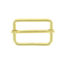 Boucle coulissante en acier - LAITON - Fil épais - 40 x 25 mm
