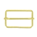 Boucle coulissante en acier - LAITON - Fil épais - 50 x 30 mm