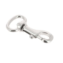 Mini mousqueton tournant à tirette - Nickelé 13 mm