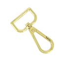 Mousqueton tournant  pour maroquinerie DIY - Pour sangle de 25mm - Laiton