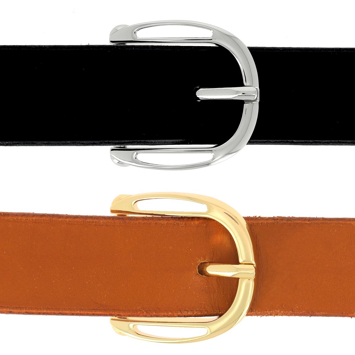 Boucle pour ceinture en cuir de 3 cm - Boucle ajourée DOL