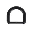 Anneau pour maroquinerie de luxe en inox, noir mat - Pour sangle de 20 mm