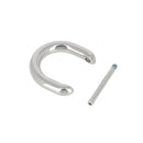 Départ de poignée en inox à visser pour maroquinerie DIY