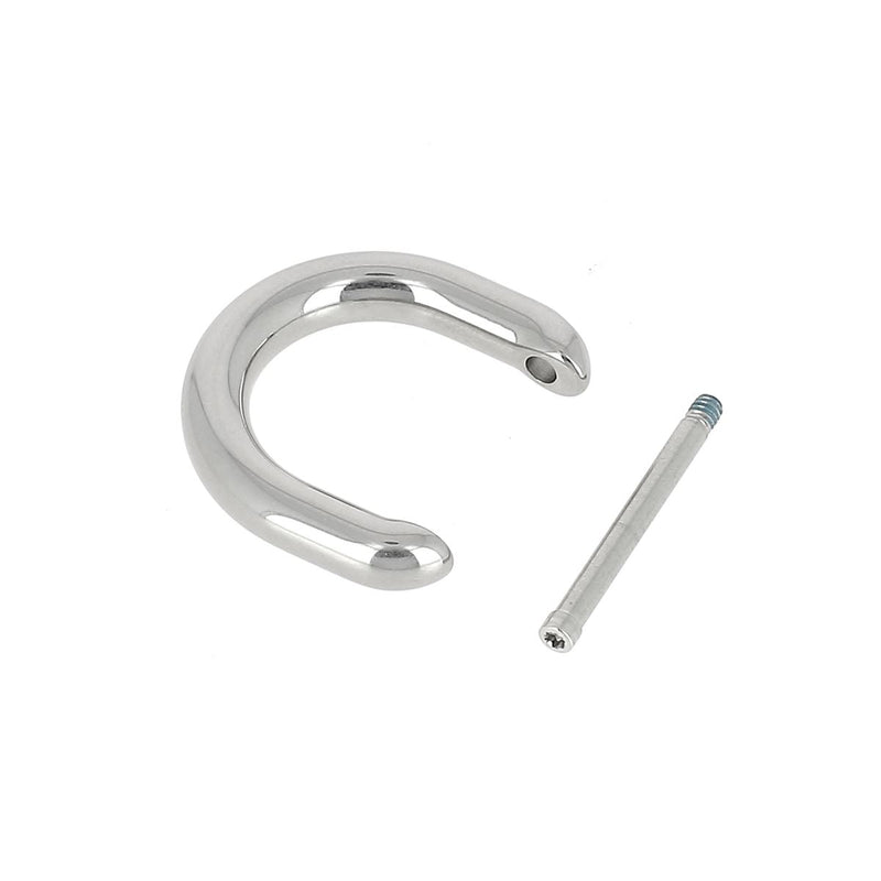 Départ de poignée en inox à visser pour maroquinerie DIY