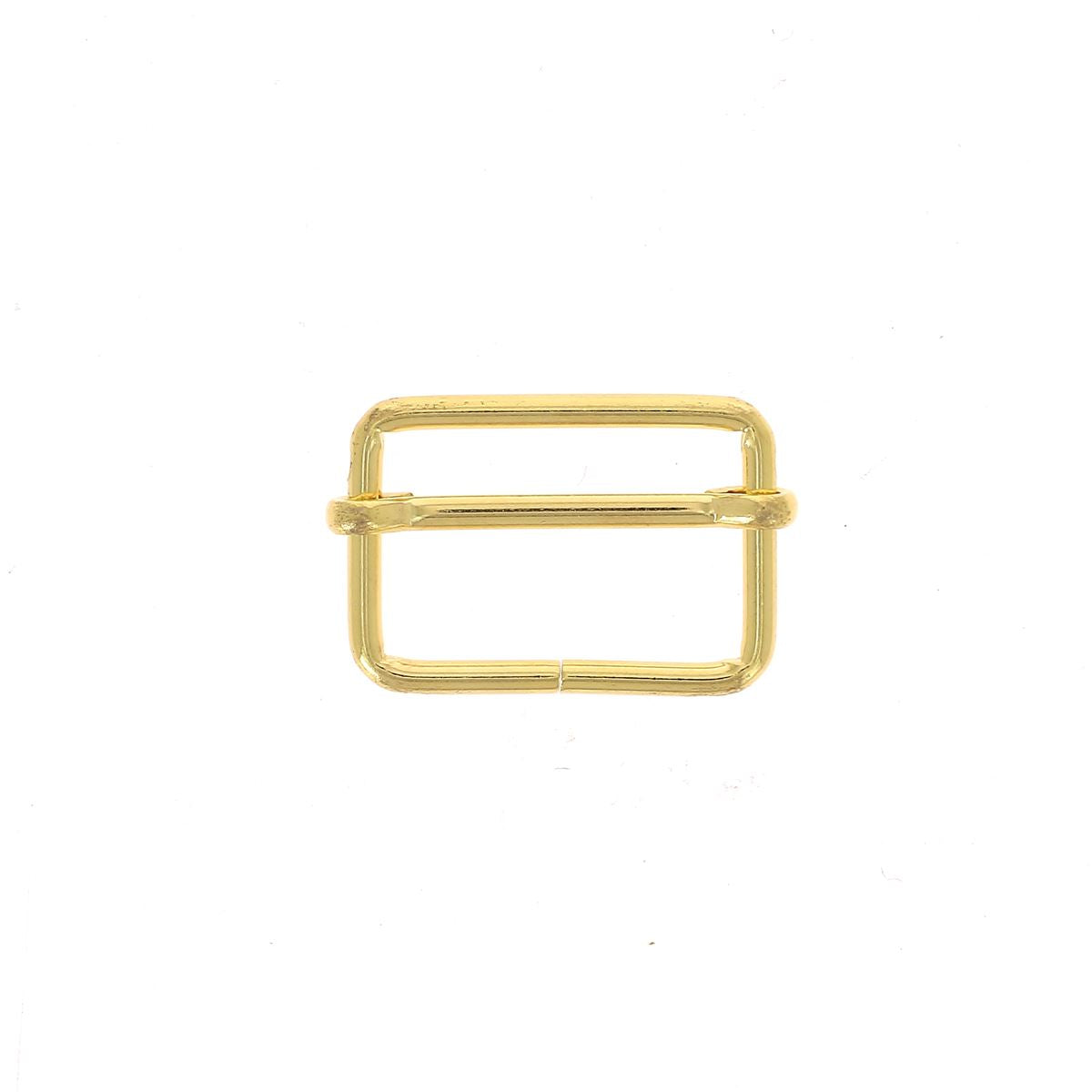 Boucle coulissante - DORÉ CLAIR - Fil fin - 25x16mm