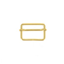 Boucle coulissante - DORÉ CLAIR - Fil fin - 25x16mm