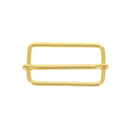 Boucle coulissante - DORÉ CLAIR - Fil fin - 40x20mm