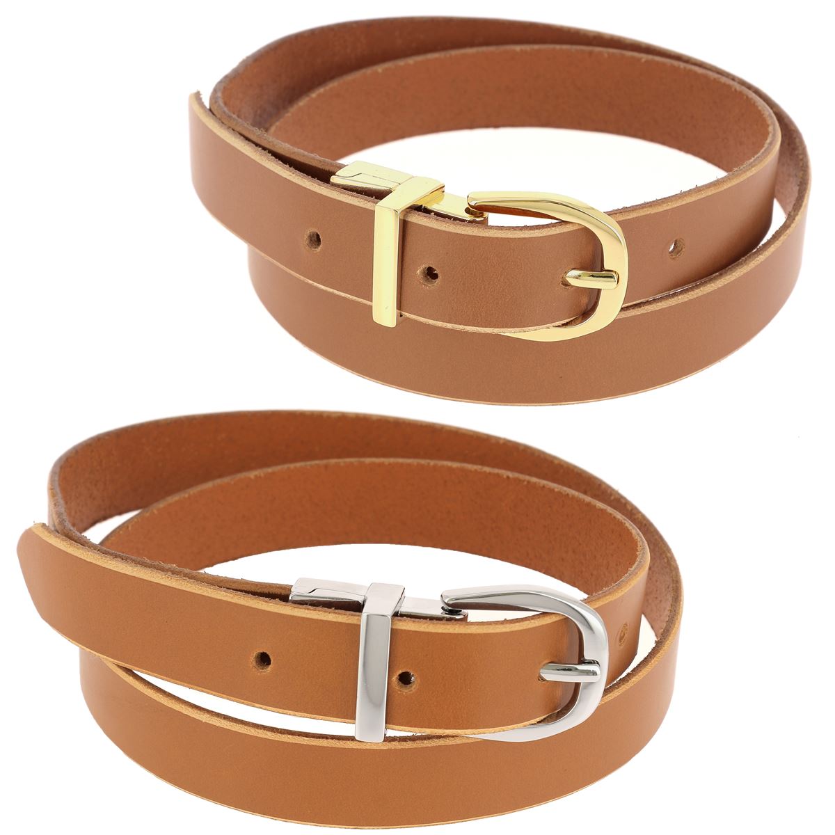 Ceinture en cuir DIY de 2 cm avec boucle LYU