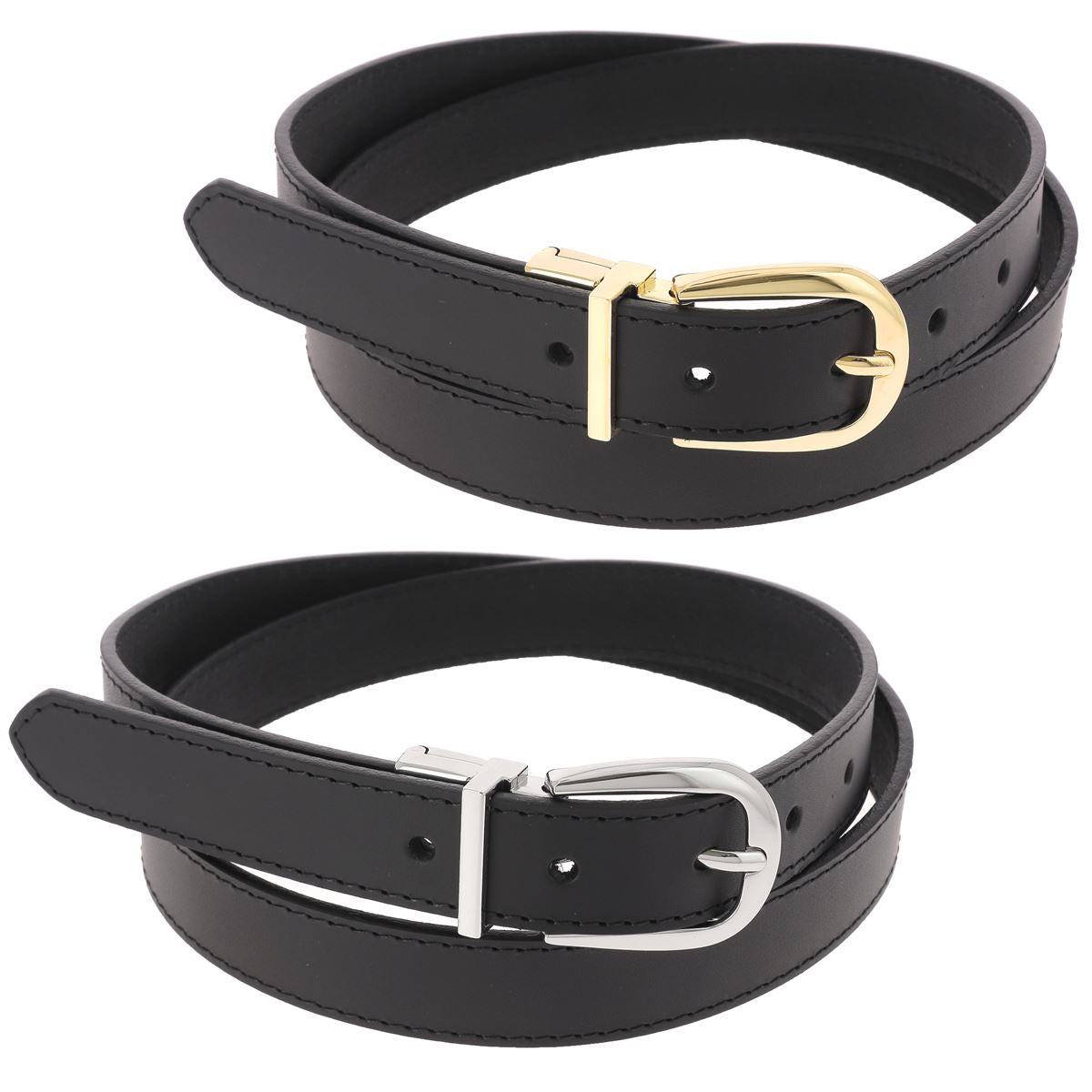Ceinture en cuir de 2,5 cm avec boucle ERA - Ceinture DIY
