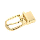 Boucle de ceinture réversible à griffe 25 mm finition dorée claire