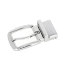 Boucle de ceinture réversible à griffe 30 mm finition nickelée