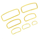 Passants en métal, finition laiton pour ceinture DIY