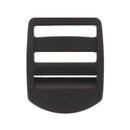 Boucle de réglage autobloquante en plastique noir - Pour sangle de 30 mm