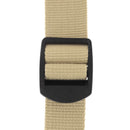 Bretelle réglable avec boucle de réglage autobloquante en plastique noir