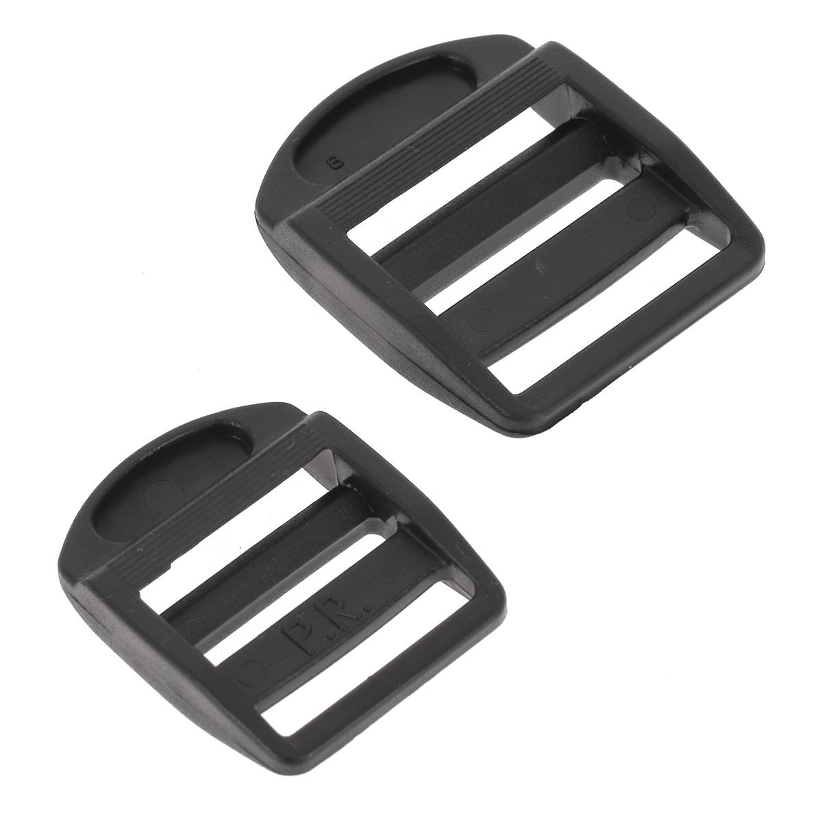 Boucle réglage made in Italy - Plastique noir résistant et léger