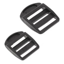 Boucle réglage made in Italy - Plastique noir résistant et léger