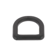 Anneau demi-rond en plastique - NOIR - 20mm