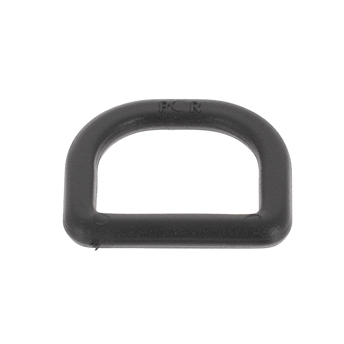 Anneau demi-rond en plastique - NOIR - 25mm