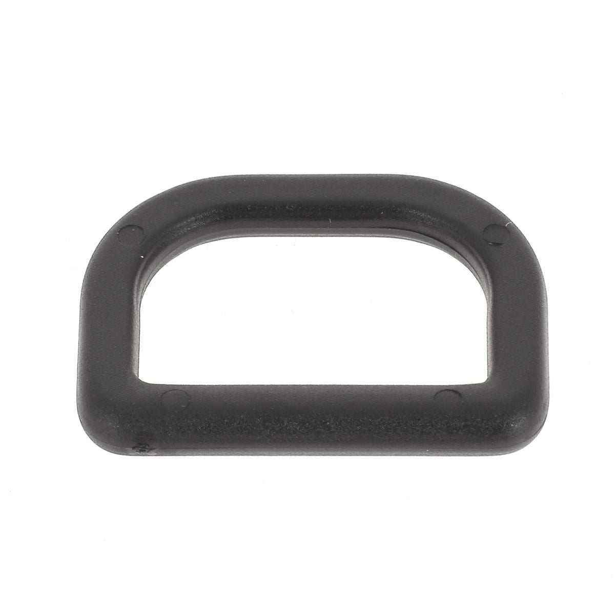 Anneau demi-rond en plastique - NOIR - 30mm