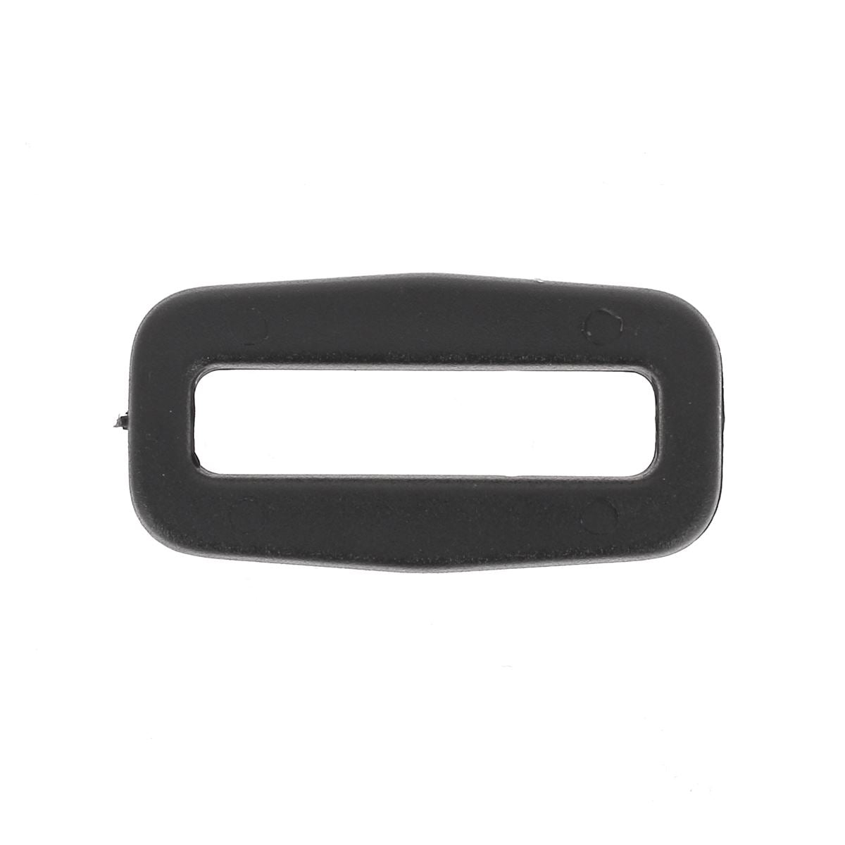 Passant rectangulaire en plastique - NOIR - 30mm