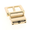 Boucle de ceinture à griffe réversible avec passant intégré OPI - DORÉ CLAIR - Pour lanière de 2,5 cm