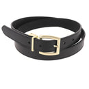 ceinture en cuir de 2,5 cm avec boucle réversible DUL
