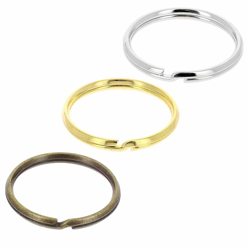 Anneau rond ajusté de porte-clés TEO - Deco Cuir